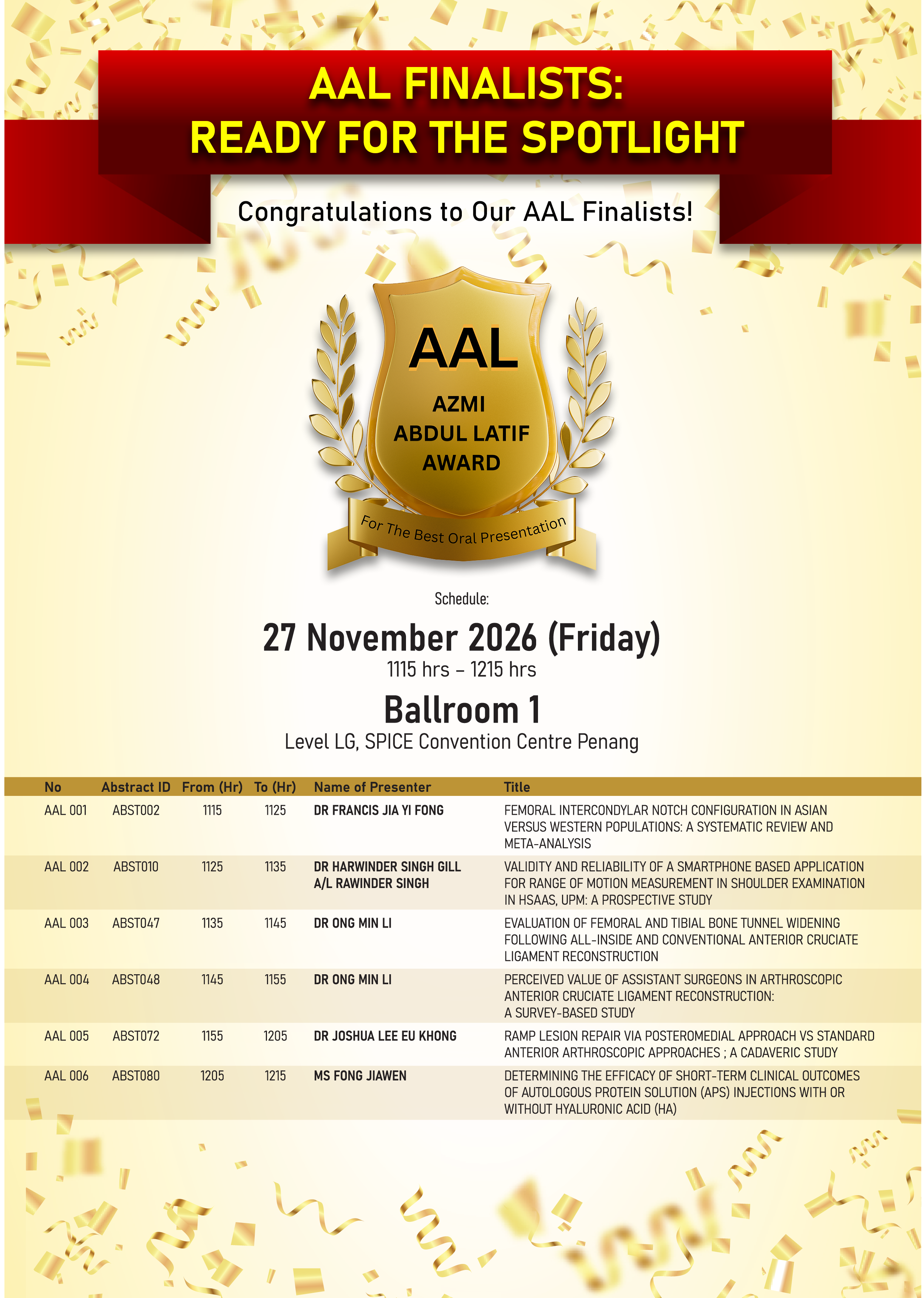 AAL Finalists